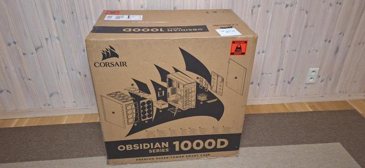 Corsair Obsidian Series 1000D Super-Tower Case, Computers en Software, Computerbehuizingen, Nieuw, Ophalen