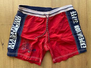 Maillot rouge Napapijri Taille S beschikbaar voor biedingen