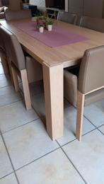 Tafel 6 stoelen, Huis en Inrichting, Tafels | Eettafels, Ophalen