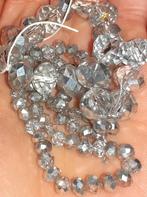 lot +- 85 kralen facet mix zilver, Verzenden, Nieuw, Kraal