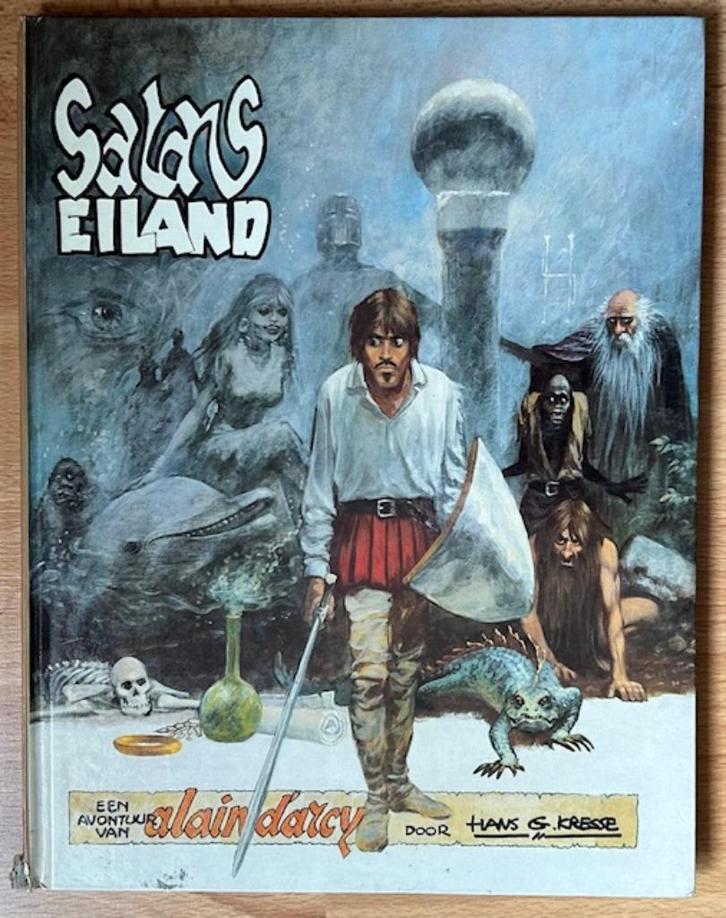 KRESSE - ALAIN D'ARCY SATANS EILAND HC, Boeken, Stripverhalen, Gelezen, Eén stripboek, Ophalen of Verzenden