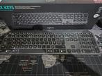 Logitech mx keys tout propre, Computers en Software, Ophalen, Azerty, Zo goed als nieuw, Draadloos