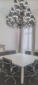 8 bureelstoelen, Ophalen, Zwart, Zo goed als nieuw, Bureaustoel