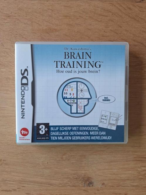 Dr. Kawashima's Brain Training, NDS, Games en Spelcomputers, Games | Nintendo DS, Zo goed als nieuw, Puzzel en Educatief, 3 spelers of meer