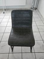 7 stoelen, antraciet kleur, brede zit, gebruikerssporen, Huis en Inrichting, Stoelen, Gebruikt, Ophalen