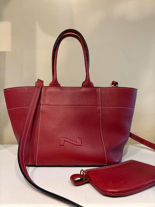 NATHAN BAUME rode tas - nieuwstaat!, Handtassen en Accessoires, Tassen | Damestassen, Rood, Ophalen of Verzenden