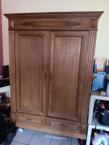 Garde robe 2 portes pointe de diamants beschikbaar voor biedingen