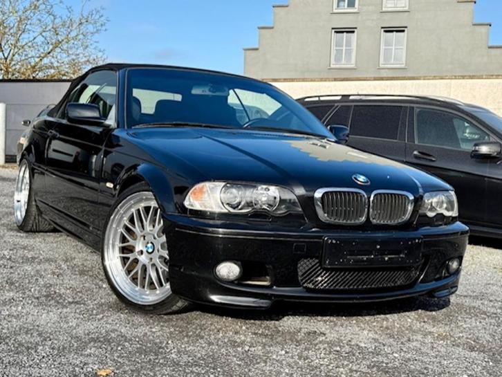 BMW 3 E46 2,3  6Cyl Cabrio Pack M 123.000Km Carpass, Auto's, BMW, Particulier, Te koop, 3 Reeks, ABS, Airbags, Airconditioning