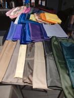 Divers coupons tissus doublure diverses couleurs, Enlèvement ou Envoi, Bleu