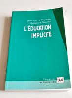 L'éducation implicite, Gelezen