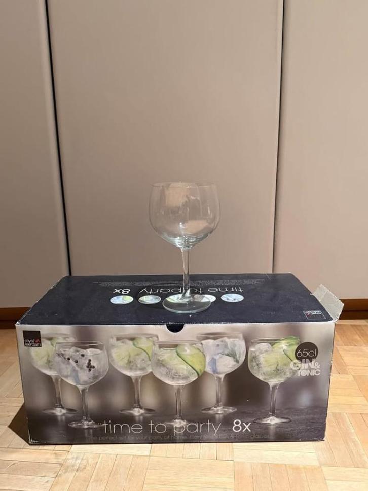 Gin glazen, Verzamelen, Glas en Drinkglazen, Nieuw, Overige typen, Ophalen