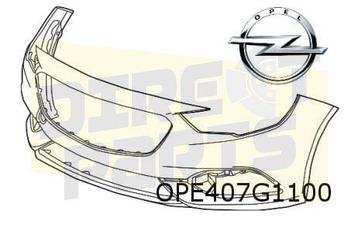 Opel Insignia B (6/17-) voorbumper (bij PDC en/of UD5) (te s beschikbaar voor biedingen