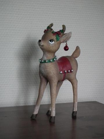 Décoration de Noël (Biche) hauteur 18 cm / largeur 11 cm