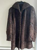 Astrakan jas - Coessens Roland, Kleding | Dames, Jassen | Winter, Bruin, Maat 42/44 (L), Ophalen of Verzenden, Zo goed als nieuw