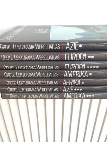 7 livres : Grand Atlas du monde de Lekturama, Enlèvement ou Envoi, Comme neuf