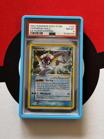 Pokémon - Vaporeon EX Power Keepers 102 Goldstar - PSA 8 beschikbaar voor biedingen