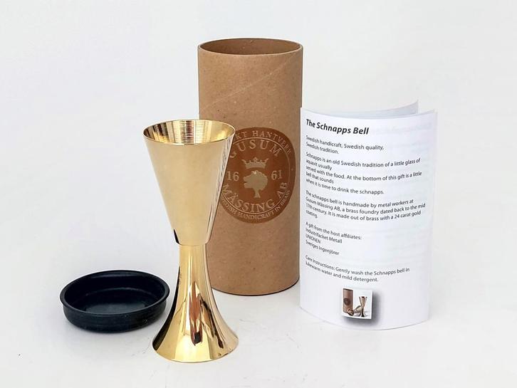 Schnapps Bell Swedisch design, Verzamelen, Glas en Drinkglazen, Zo goed als nieuw, Overige typen, Ophalen of Verzenden