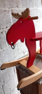 Mooi houten schommelrendier., Ophalen, Gebruikt