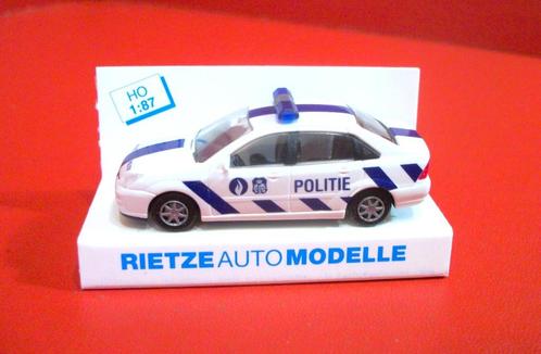 VOITURE POLICE BELGE - AUTO RIETZE BELGIQUE - H0 - 1:87, Hobby & Loisirs créatifs, Trains miniatures | HO, Neuf, Autres types