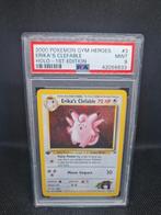 Erikas Clefable Holo 1st Edition Gym Heroes PSA 9, Hobby en Vrije tijd, Verzamelkaartspellen | Pokémon, Ophalen of Verzenden, Zo goed als nieuw