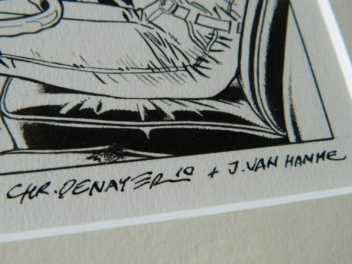 Denayer / Van Hamme Planche Originale, Livres, BD, Comme neuf, Une BD, Envoi