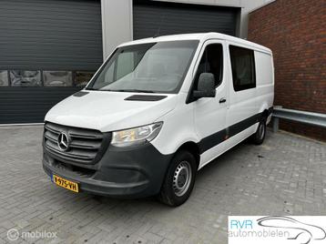 Mercedes Sprinter 316 2.2CDI L2H1 DUBBELCABINE / AUTOMAAT, Achat, Euro 6, Noir, Automatique
