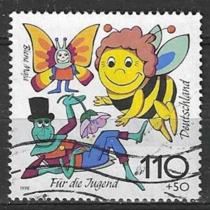 Duitsland 1998 - Yvert 1824 - Maya de Bij (ST), Postzegels en Munten, Postzegels | Europa | Duitsland, Verzenden