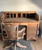 Houten bureau, Huis en Inrichting, Ophalen, Gebruikt, Bureau