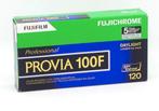 Fujifilm Provia 100F 120 x5 rolls exp 01/2027 nieuw!, Ophalen of Verzenden