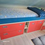 Halve hoogslaper met ingebouwde kasten, Ophalen, Gebruikt