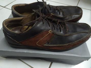 chaussure cuir 44 Clarcks confortable., Vêtements | Hommes, Chaussures, Clarcks, Chaussures à lacets, Brun, Enlèvement