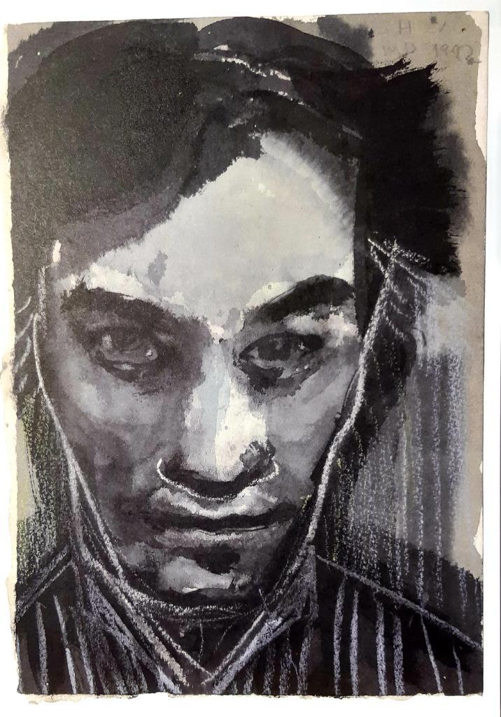 Print ter nagedachtenis van kunstpaus Jan Hoet,, Antiek en Kunst, Kunst | Schilderijen | Modern, Ophalen