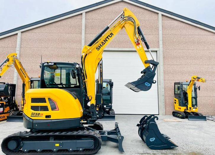 Shantui SE 58 SR Graafmachine, Tuin en Terras, Verticuteermachines, Nieuw, Ophalen