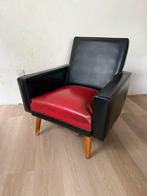 Retro vintage skai kunst lederen eenzit zetel, Ophalen