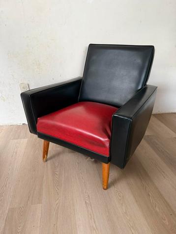 Retro vintage skai kunst lederen eenzit zetel, Enlèvement