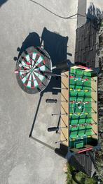 Darts - voetbaltafel, Sport en Fitness, Ophalen, Gebruikt, Dartbord