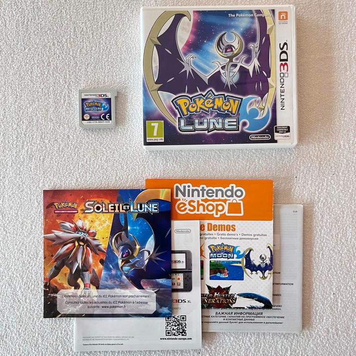 Pokémon Moon-spel voor Nintendo 3DS, Games en Spelcomputers, Games | Nintendo 2DS en 3DS, Gebruikt, Avontuur en Actie, 1 speler
