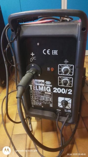 Las apparaat telwin 200/2 turbo, Enlèvement ou Envoi, Neuf