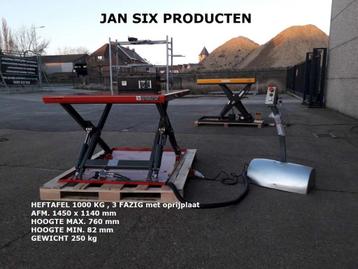HEFTAFEL LAGE VERSIE AFM. 1450 x 1140 CAP. 1000 KG voorzien  beschikbaar voor biedingen