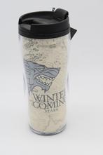 Travel Mug Tumbler Winter is Coming - Game of Thrones (A), Ophalen of Verzenden, Zo goed als nieuw, Tv, Gebruiksvoorwerp