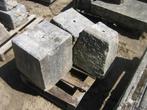twee oude franse hardstenen blokken van afdak, Antiek en Kunst, Ophalen