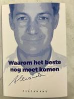 Boek :Waarom het beste nog moet komen (Alexander De Croo), Ophalen of Verzenden, Nieuw