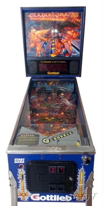 Gezocht Gladiators flipperkast gottlieb 1993 beschikbaar voor biedingen