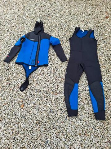 Combinaison Plongée Mares 7mm + ceinture poids  beschikbaar voor biedingen