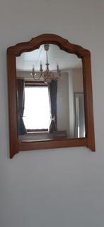 Miroir avec encadrement en chêne massif, Maison & Meubles, Accessoires pour la Maison | Miroirs, Comme neuf, Enlèvement