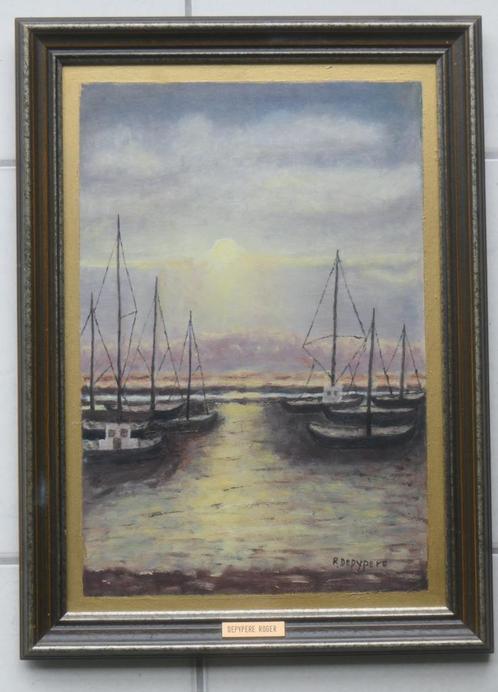 2 X Schilderij olieverf Roger Depypere, Antiek en Kunst, Kunst | Schilderijen | Klassiek, Ophalen