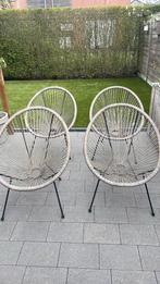 Lounge stoelen 4 stuks, Ophalen, Zo goed als nieuw, Kunststof