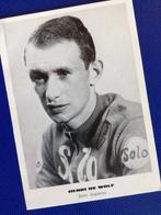 Wielerkaart 1966 team solo superia henri de wolf, Sport en Fitness, Verzenden