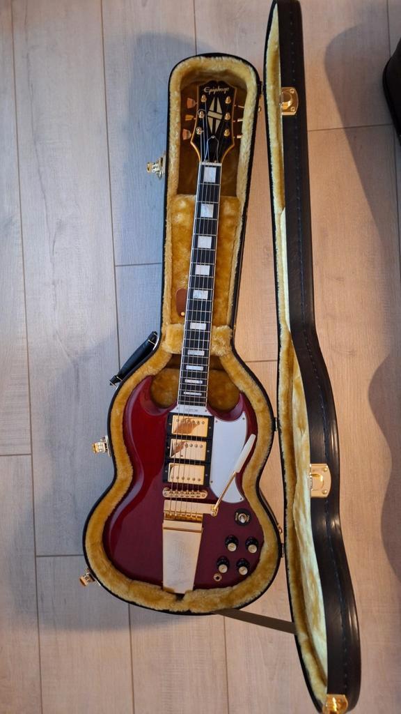 Epiphone signature Joe Bonamassa 1963 custom SG met koffer, Muziek en Instrumenten, Snaarinstrumenten | Gitaren | Elektrisch, Nieuw