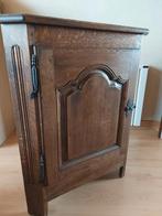 antieke houten hoekkast, Ophalen